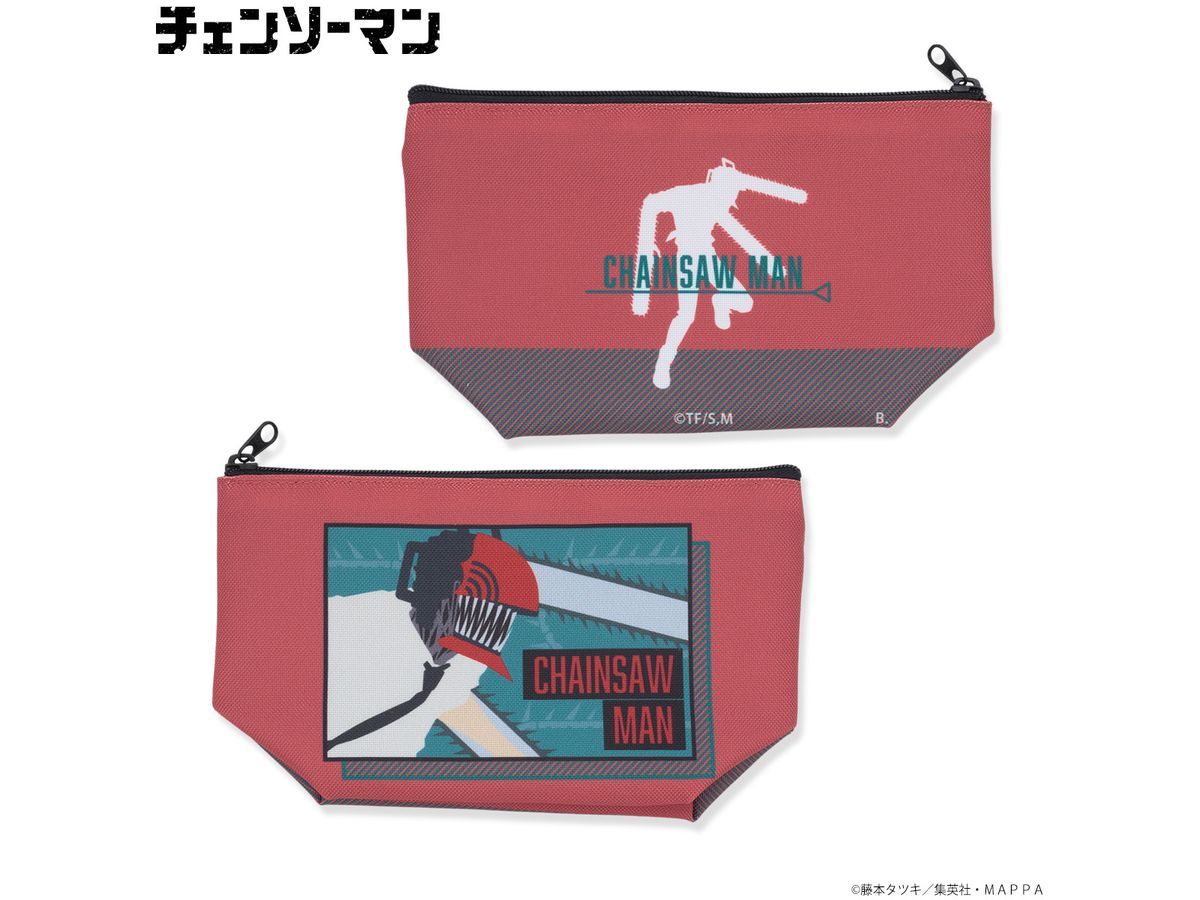 Chainsaw Man Silhouette Design Pouch Chainsaw Man
