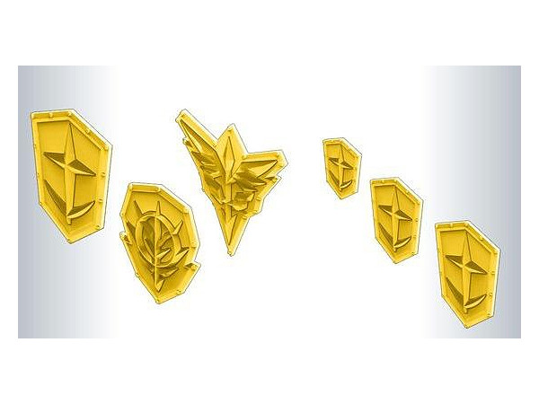 Builders Parts: MS Emblem Relief 01 (Gold)