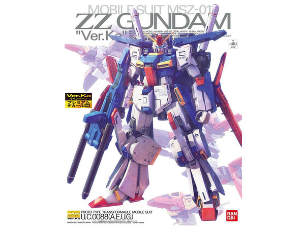 MG ZZ Gundam Ver.Ka w/Premium Decal