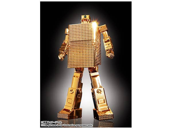 Soul of Chogokin GX-32R Gold Lightan 24 Gold Finish