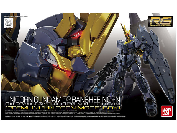 RG Unicorn Gundam 02 Banshee Norn (Premium "Unicorn Mode" Box)