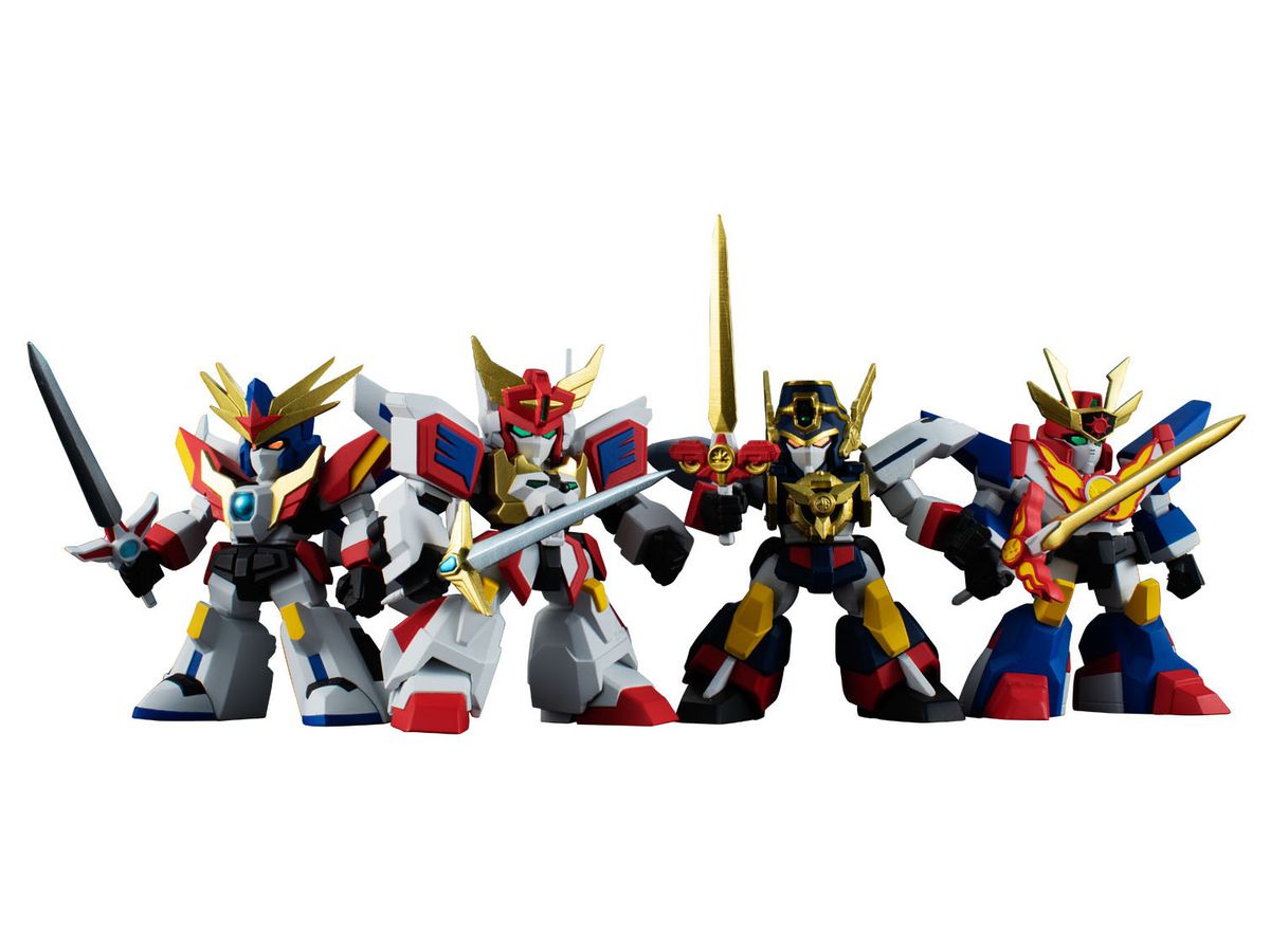 Brave Retsuden Collection: 1Box (4pcs)