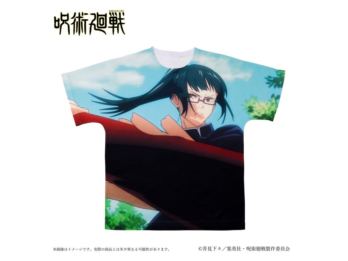 Jujutsu Kaisen: Portrait Full Graphic T-Shirt S Maki Zen'in