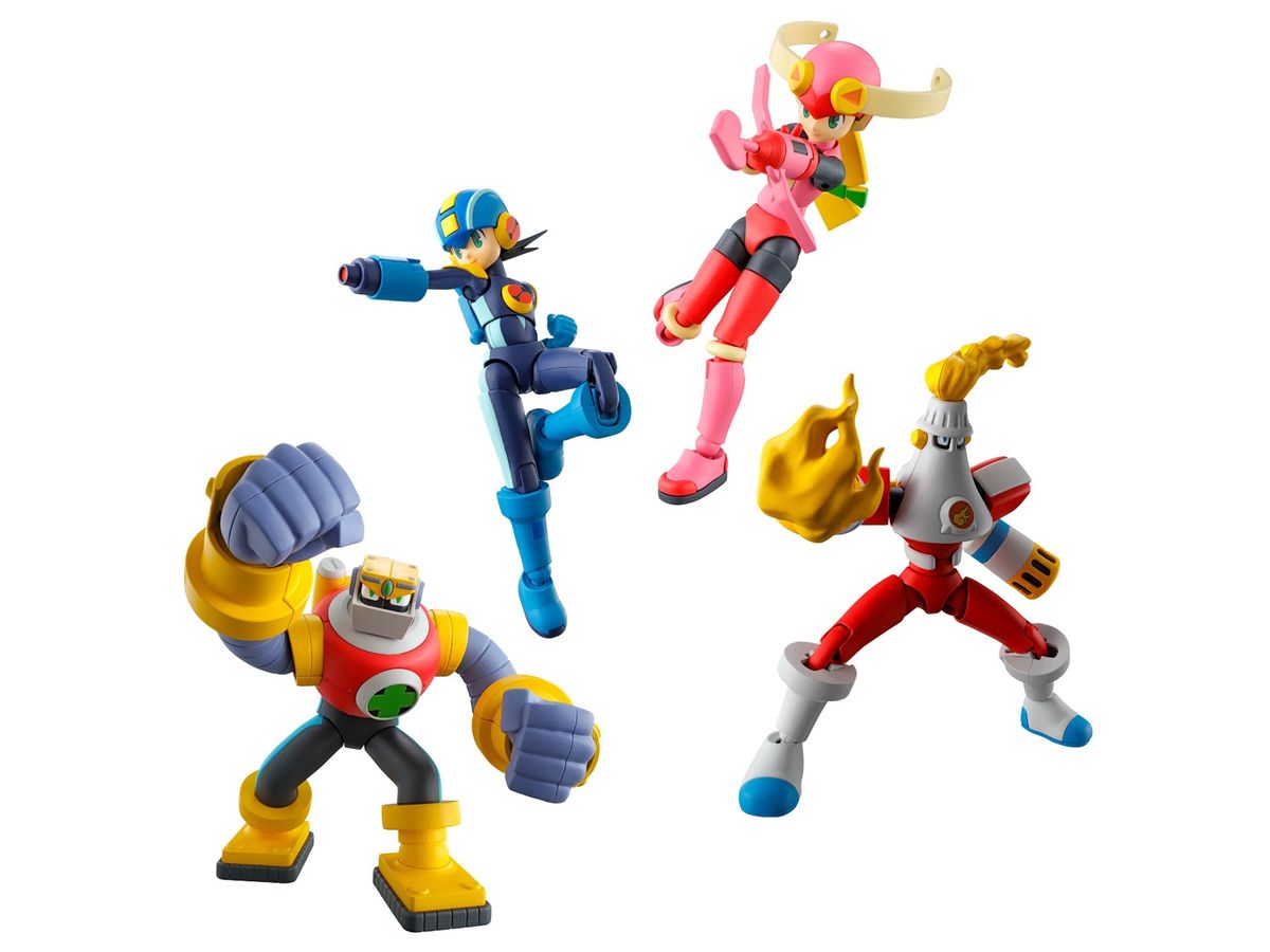 SMP Kit Makes Pose Rockman (Mega Man) EXE 01: 1Box (4pcs)