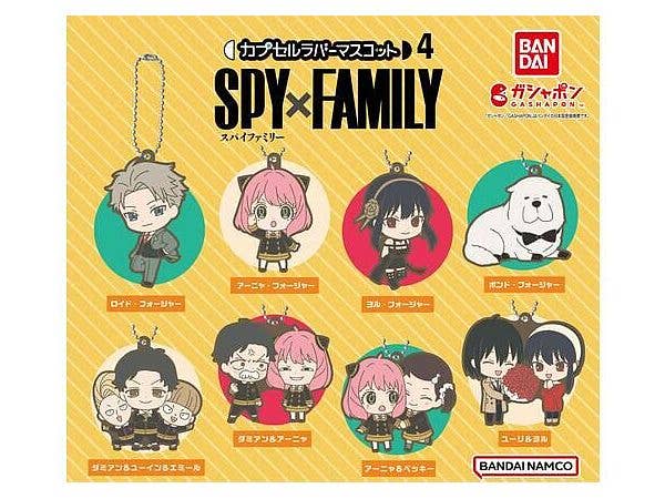 SPY x FAMILY Capsule Rubber Mascot 4: 1Box (20pcs)