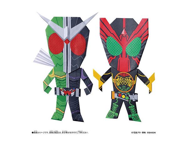 Craft Friends Papyruns: Kamen Rider W & Kamen Rider OOO
