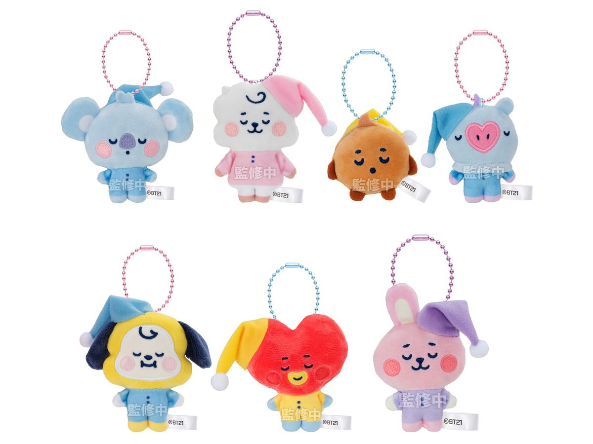 BT21 Fuwa Fuwa Mascot 3: 1Box (10pcs)