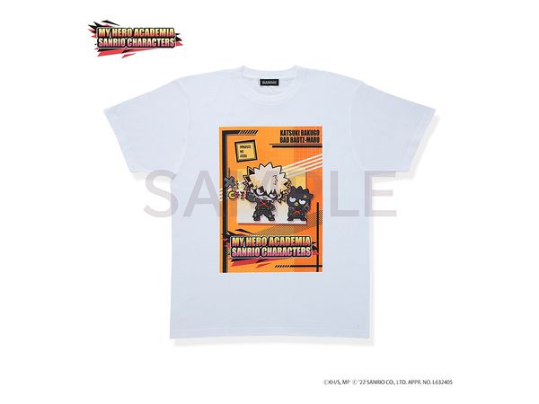My Hero Academia x Sanrio Characters T-shirt (15 Types) Katsuki Bakugo x Bad Badtz Maru M