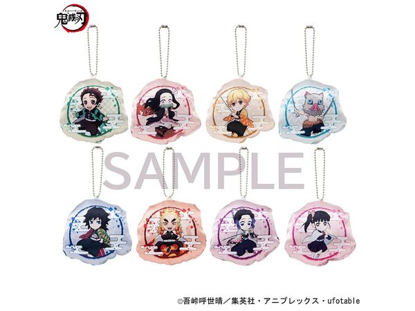 Demon Slayer: Kimetsu no Yaiba Chokon Nokkari Mini Character Cushion Charms 1Box (5pcs)