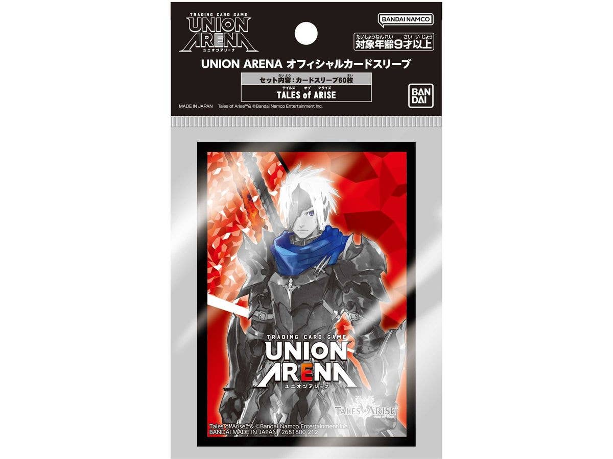 UNION ARENA Tales of ARISE Official Card Sleeve