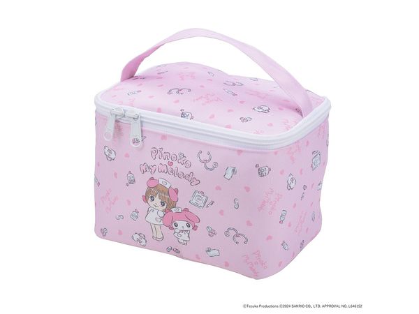 Pinoko x My Melody & Kuromi Vanity Pouch Pink A