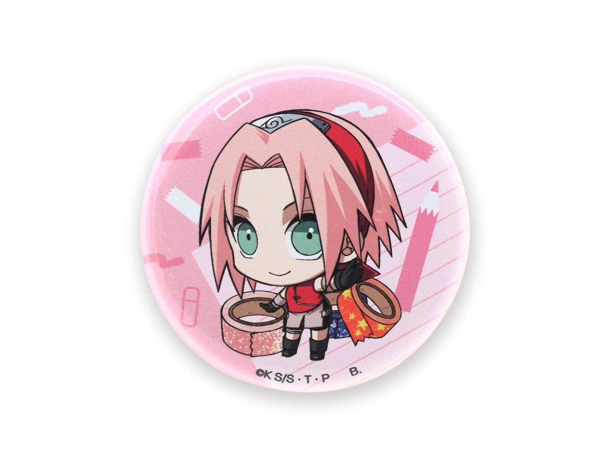 Naruto: DeskLand Adventure Can Badge Sakura Haruno