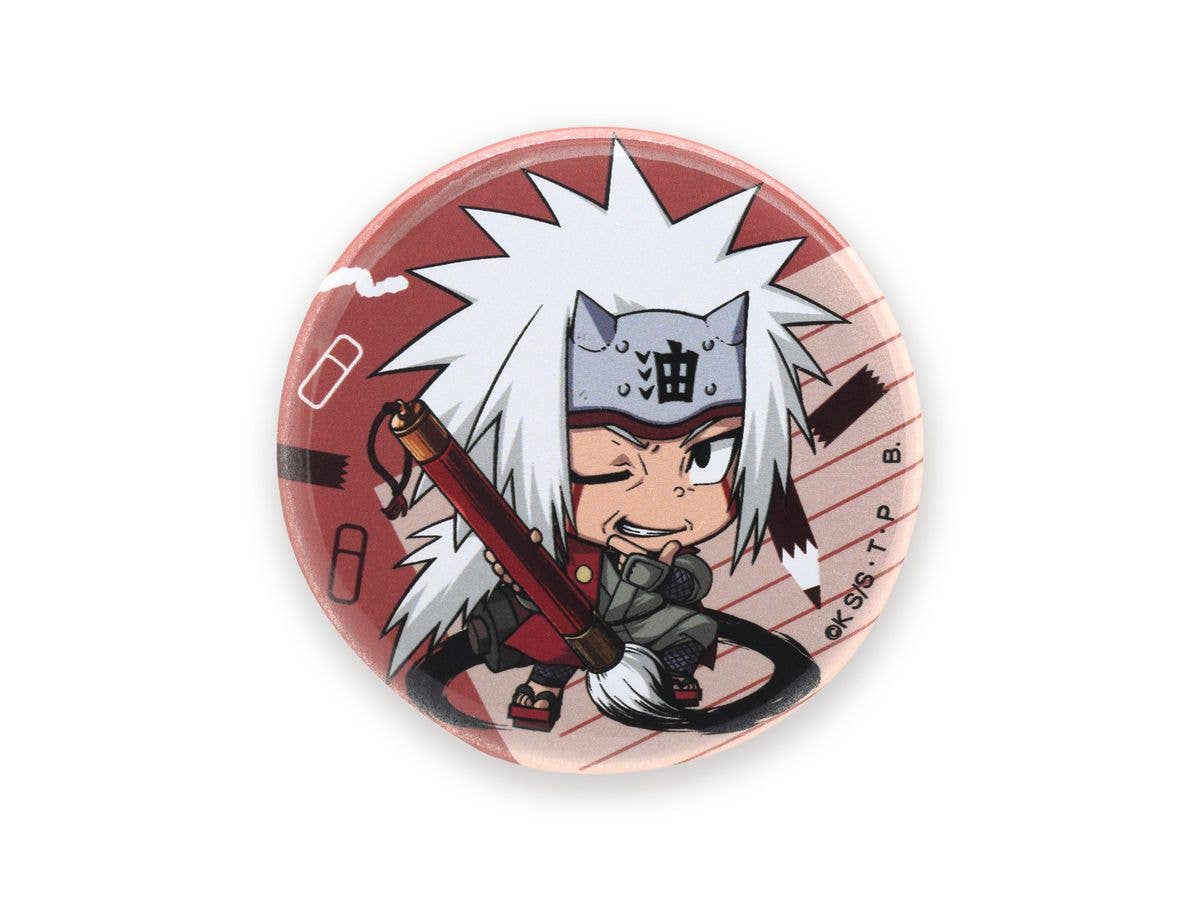 Naruto: DeskLand Adventure Can Badge Jiraiya