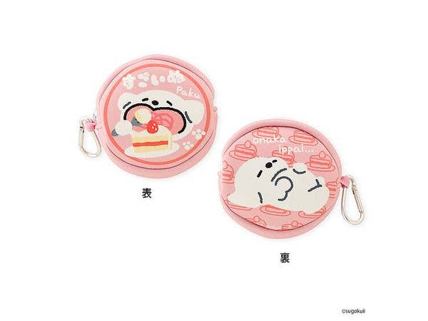 Sugoinu Round Pouch Pink