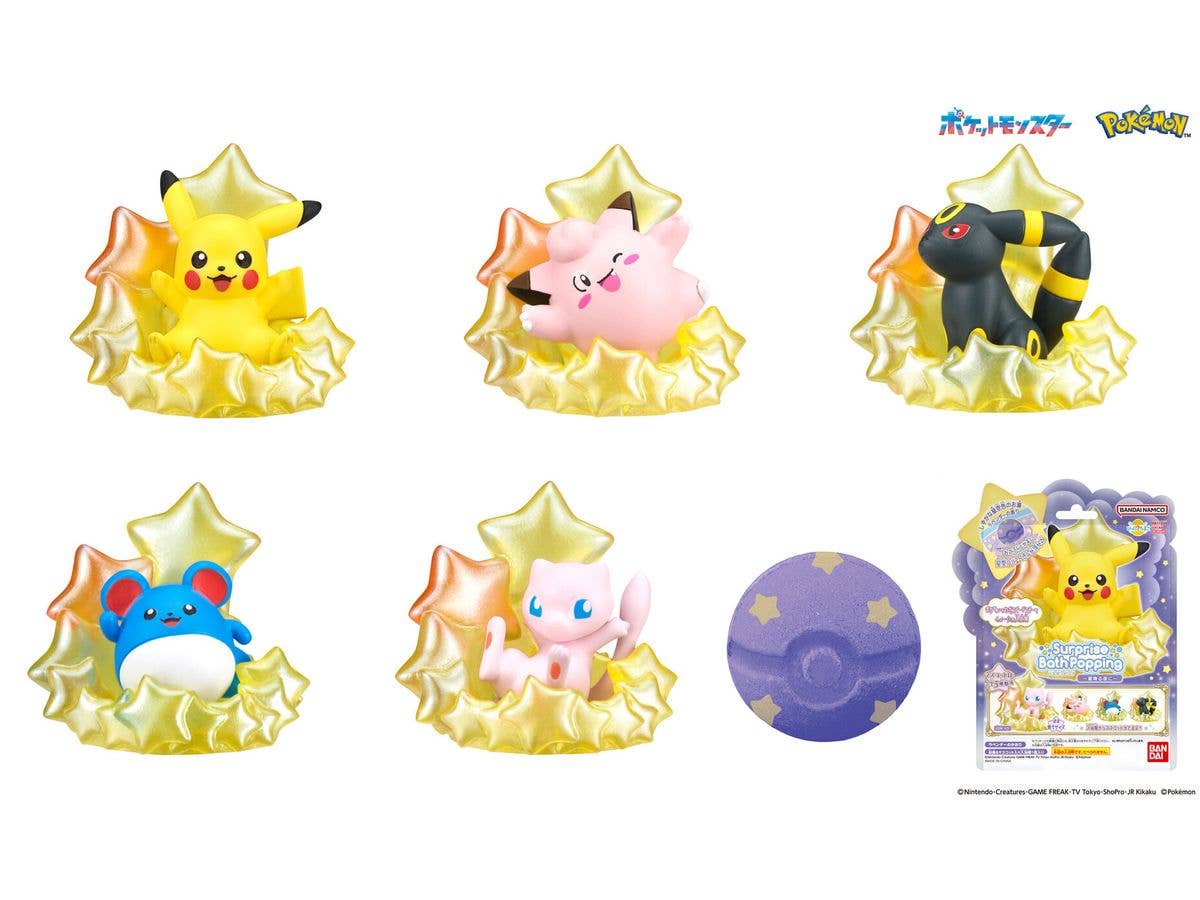 Bikkura Tamago Bath Popping Pokemon -On A Starry Night- (Random 1P)