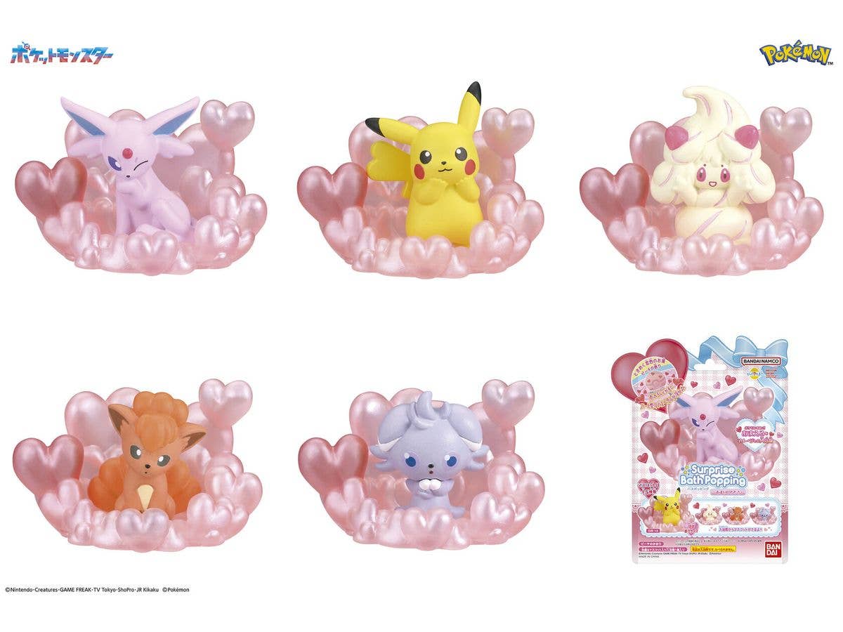 Bikkura Tamago Bath Popping Pokemon -Sweet Moments- (Random 1P)