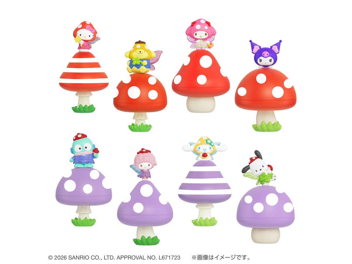 Tokimels BOX! Sanrio characters Mushroom Friends (Random 1P)