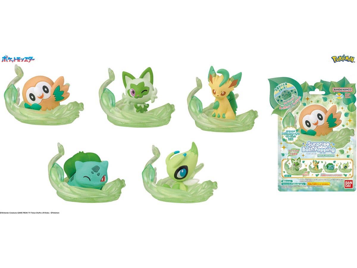 Bikkura Tamago Bath Popping Pokemon -Sparkling Leaf Waltz- (Random 1P)
