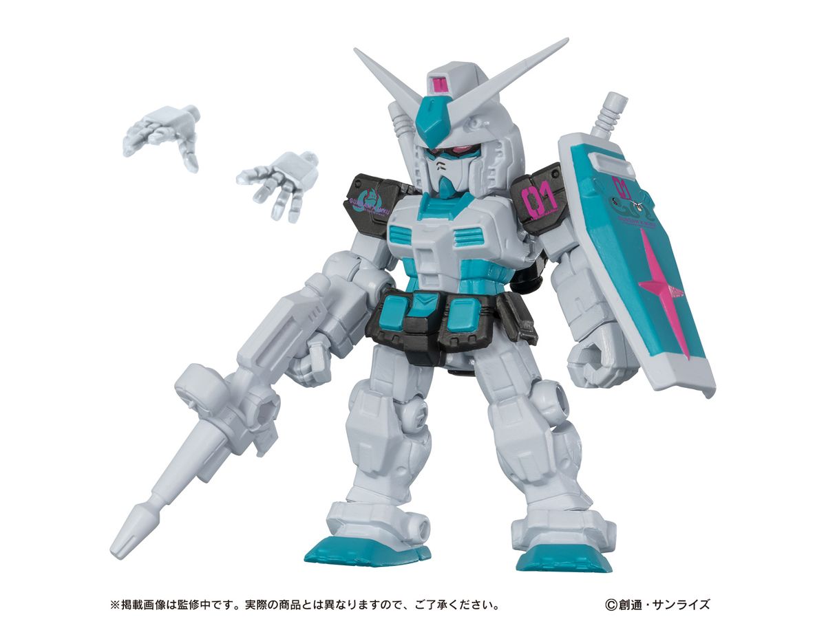 Mobile Suit Gundam Mobile Suit Ensemble Hatsune Miku Color Ver.: 1Box 10pcs