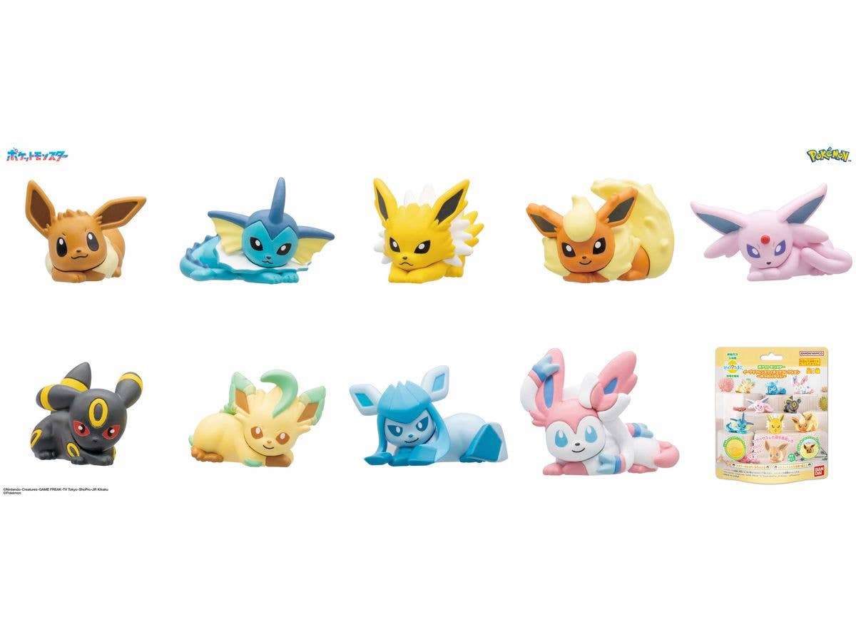 Bikkura Tamago Pokemon Eevee Friends Figure Collection -Relaxing Time- (Random 1P)