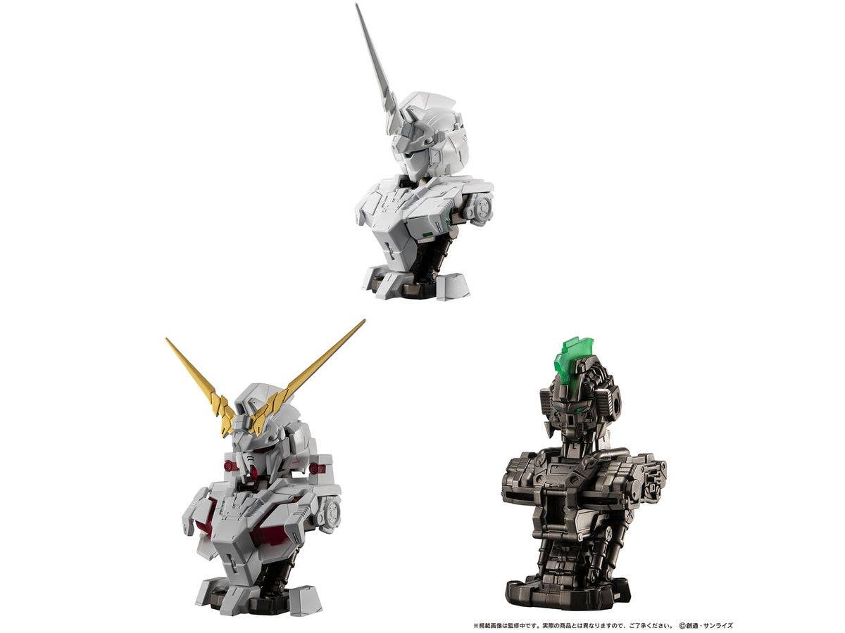 Mobile Suit Gundam MS Mechanical Bust DX Unicorn Gundam 1Box 6pcs