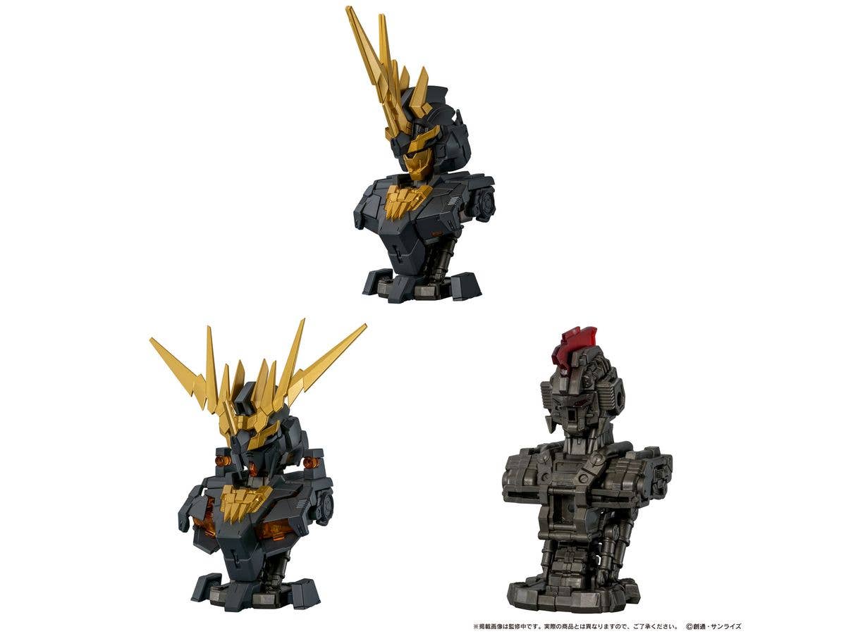 Mobile Suit Gundam MS Mechanical Bust DX Unicorn Gundam 02 Banshee 1Box 6pcs