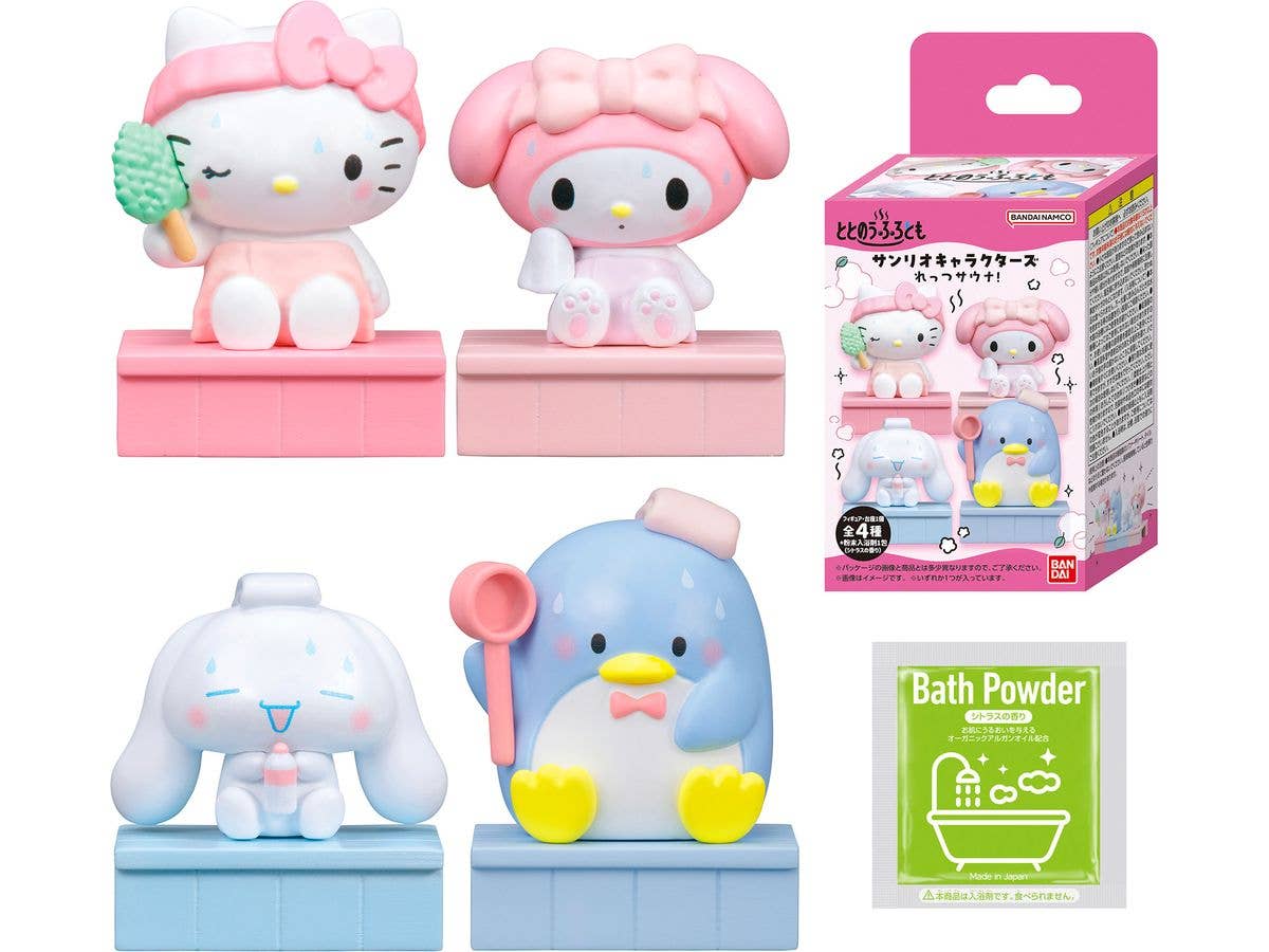 Prepared Furotomo Sanrio Characters Let's Sauna! (Random 1P)