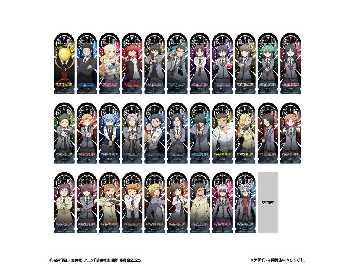 Bookmark Collection Assassination Class Room 1Box 20pcs