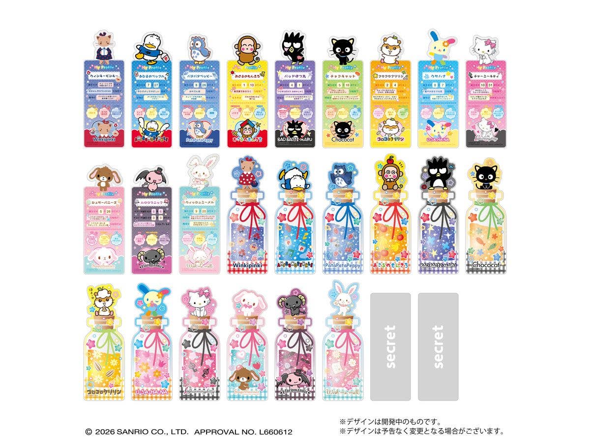 Bookmark Collection Sanrio characters Heisei Retro Memories ver. 1Box 20pcs