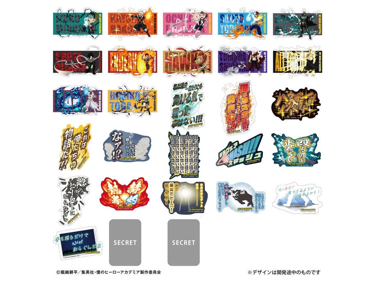 Mobile Sticker Collection My Hero Academia Vol.4 1Box 20pcs