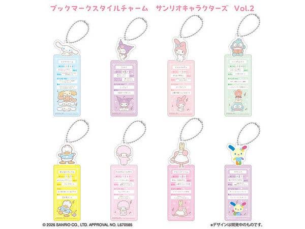 Bookmark Style Charm Sanrio characters Vol.2 1Box 8pcs