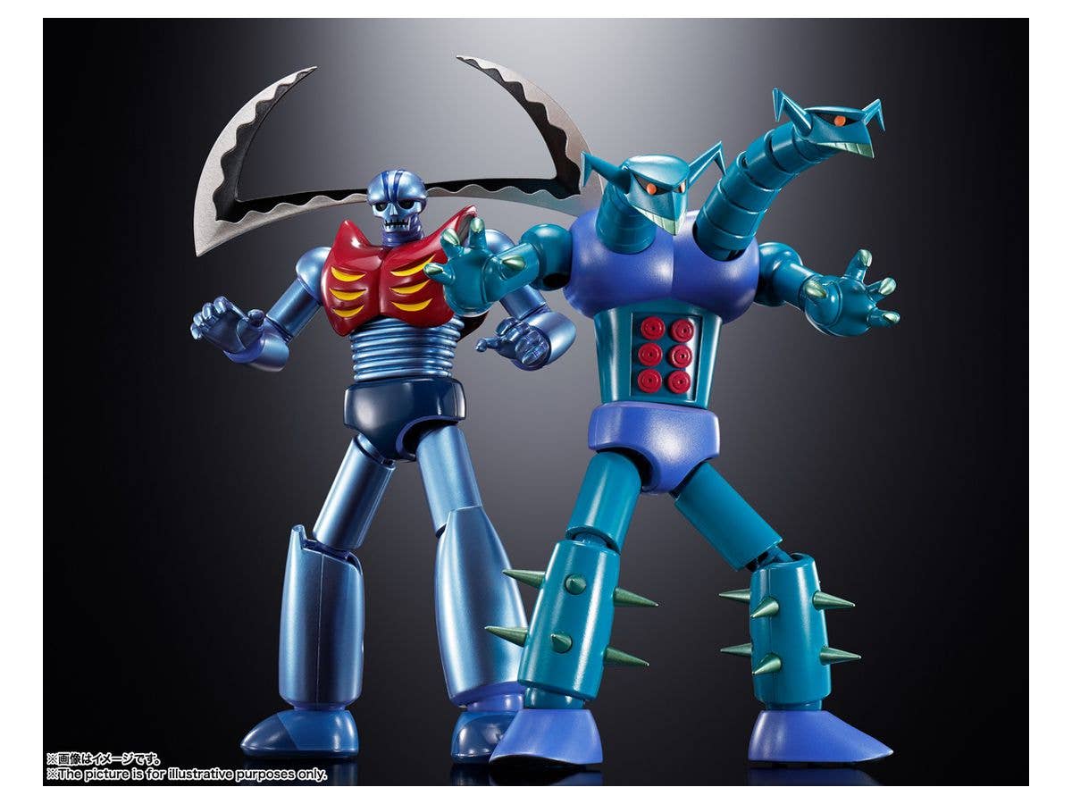 Chogokin Damashii Machine Beast 2 Set GX-25R Garada K7 & GX-26R Doubles M2