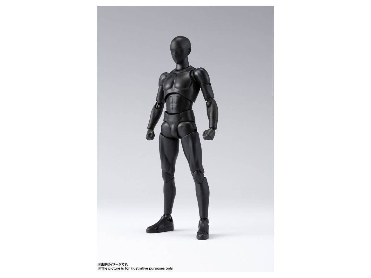 S.H.Figuarts Body-kun DX Set 2 (Solid Black Color Ver.)