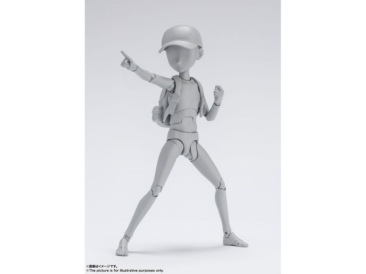 S.H.Figuarts Body-kun Ken Sugimori Edition DX SET (Gray Color Ver.) (Reissue)