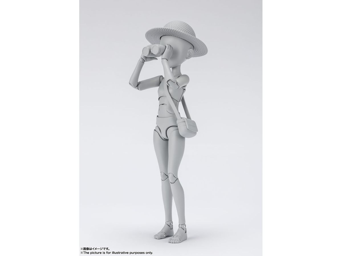 S.H.Figuarts Body-chan Ken Sugimori Edition DX SET (Gray Color Ver.) (Reissue)
