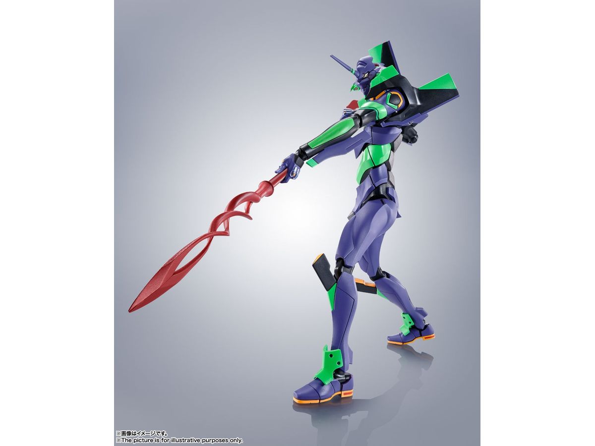 ROBOT Damashii (SIDE EVA) Evangelion Unit 1 + Cassius Spear (Renewal Color Edition) (Reissue)