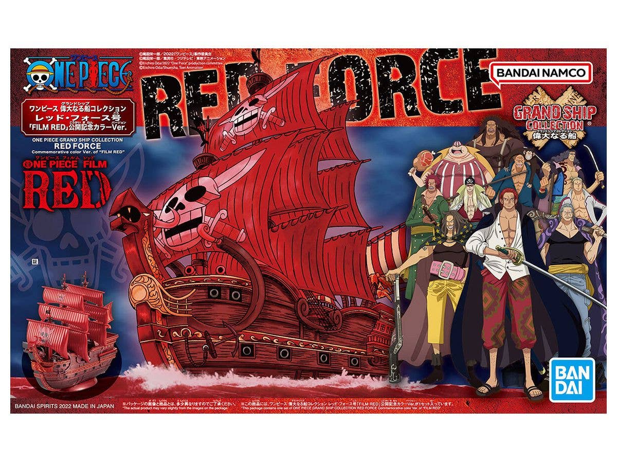 One Piece Grand Ship Collection Red Force FILM RED Commemorative Color Ver.