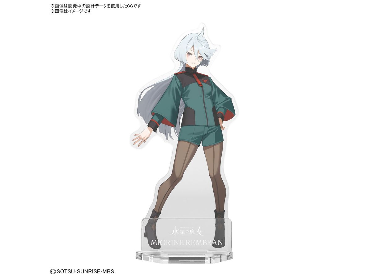 Gunpla Package Art Acrylic Stand Miorine Rembran