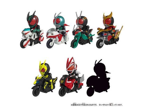 Kattobi Rider BOOST!! Vol.01: 1Box 6pcs