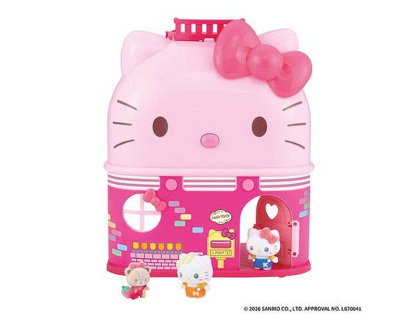 Puchitomo Sanrio Characters: Hello Kitty's Big House DX Set