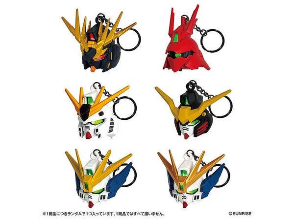 SD Gundam Head Keychain Vol. 2: 1Box 9pcs