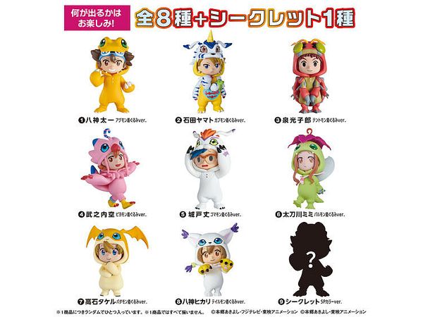 Digimon: BN FIGURE Q Partner Digimon Kigurumi Ver. 1Box 8pcs