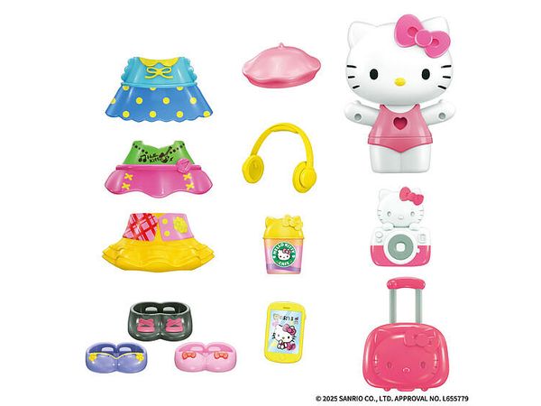 Hello Kitty Dress-up Doll Travel Ver.