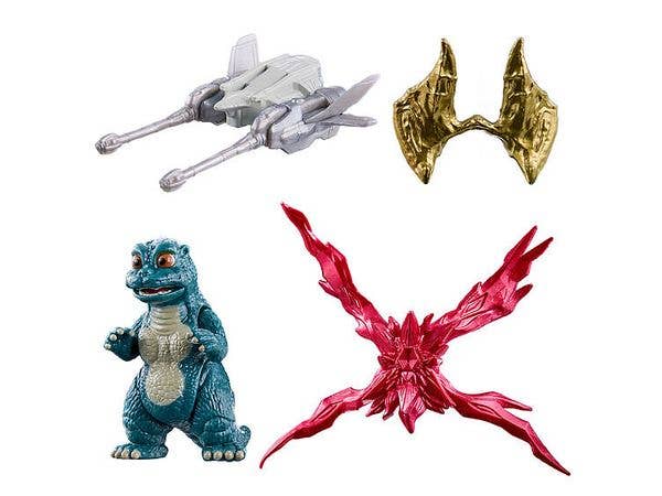 Godzi Burst Little Godzilla & Garuda & King Destoroyah Parts