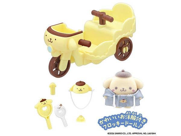 Petit Tomo Sanrio Characters Pompompurin's Bicycle