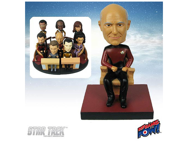 Star Trek: The Next Generation Jean-Luc Picard Build-a-Bridge Deluxe Bobble Head (Reissue)