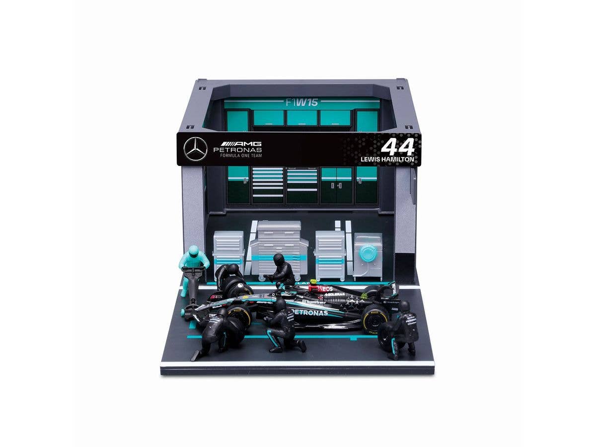 Mercedes-Amg Petronas F1 Team Pit Pass Set W15 No. 44 L. Hamilton (Crew X 6 Pieces, Paddock Garage)