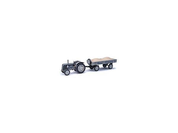 Famous Tractor Bau-Union Trailer Gray H0