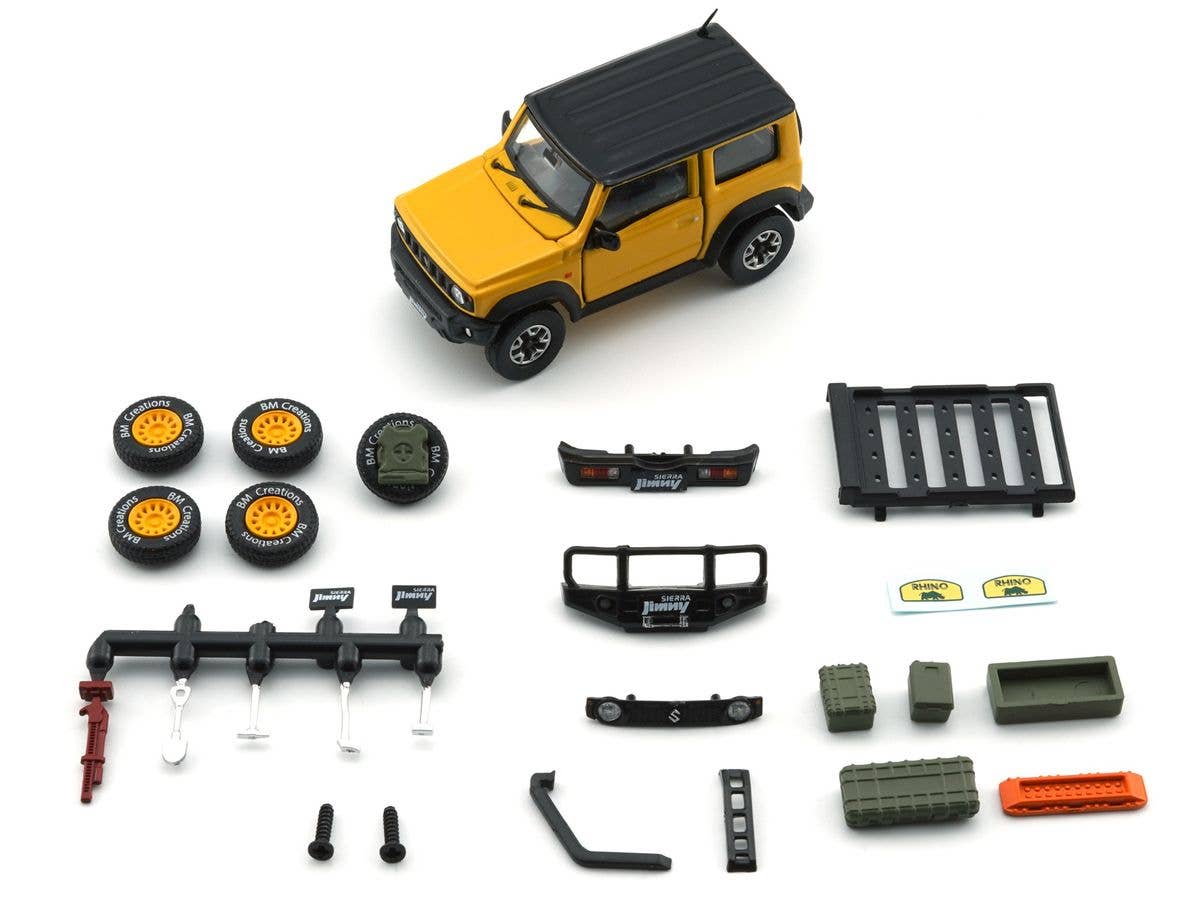 Suzuki Jimny (JB74) 2019 RHD Rhino Ivory Yellow Accessory Pack BMC X JIMNY 5th Anniversary