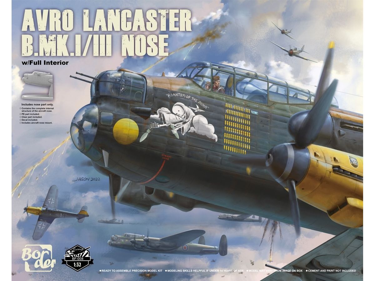 Avro Lancaster B.MK I/III Nose Kit w/Full Interior